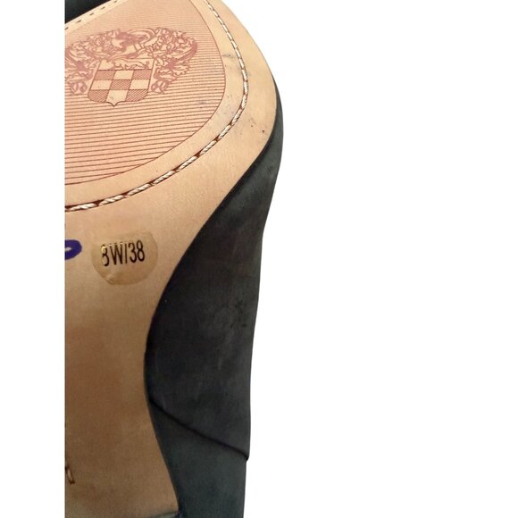 VINCE CAMUTO Gray Leather Ankle Boots Size 8W - Picture 9 of 10